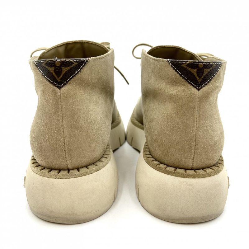 Louis Vuitton Boots Square Line Ankle Monogram Short Shoes 6 — view 6
