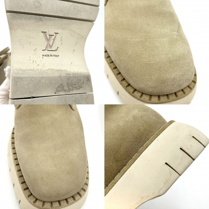 Louis Vuitton Boots Square Line Ankle Monogram Short Shoes 6 — view 8