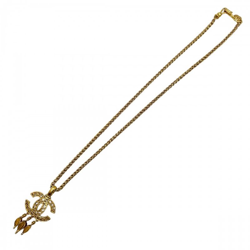 Chanel Necklace Coco Mark Long Swing Accessory Vintage — view 7