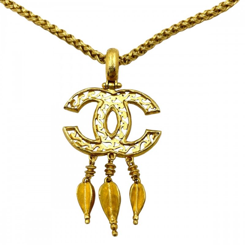 Chanel Necklace Coco Mark Long Swing Accessory Vintage — view 4