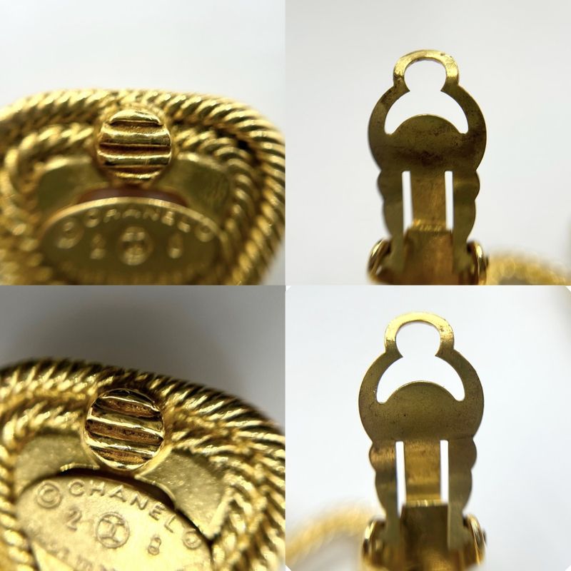 Chanel Coco Mark Accessories Clover Vintage Gold GP — view 6