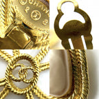 Chanel Coco Mark Accessories Clover Vintage Gold GP — view 7