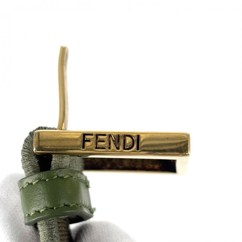 Fendi Belt FF Logo Fashion Item Thick Small 85 34 Size Canvas — view 5