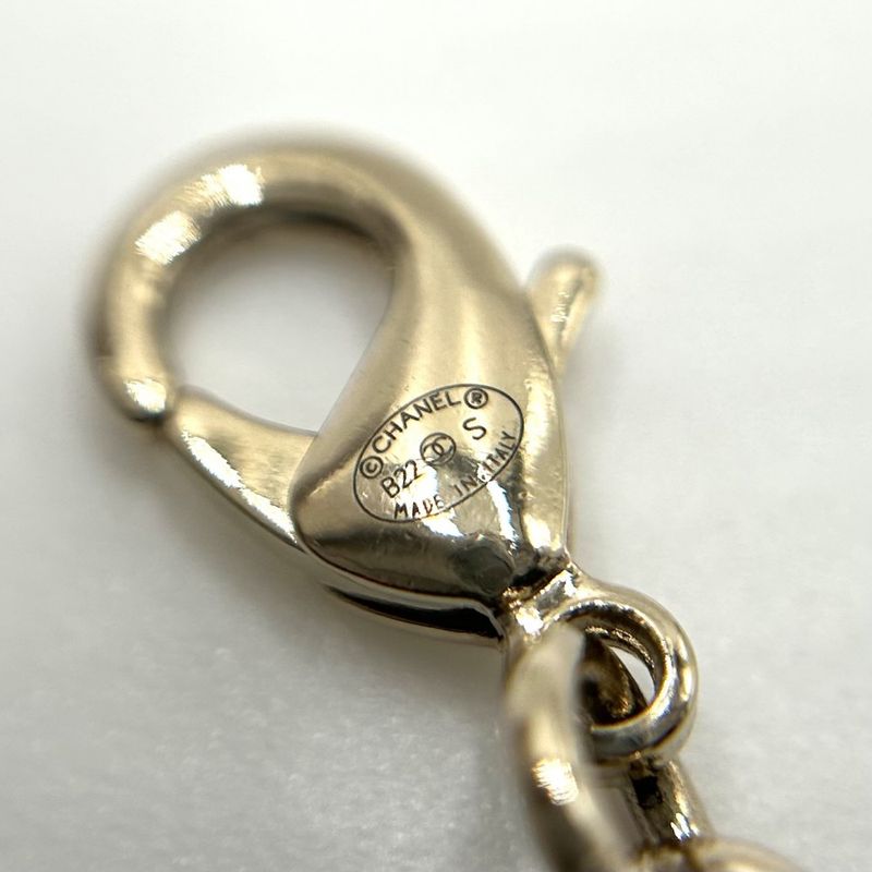 Chanel Necklace Women Long Perfume Motif Coco Mark Accessories