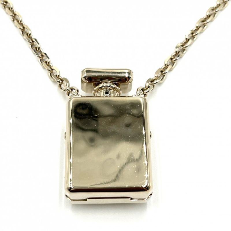 Chanel Necklace Women Long Perfume Motif Coco Mark Accessories