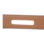 Hermes Pop H 15 Belt Vaux Epson Etoupe Brown Pink Gold Hardware — view 7
