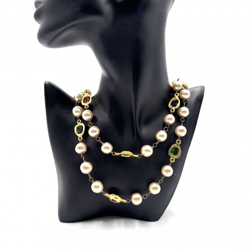Chanel Necklace Long Gripore Accessories Vintage GP — view 4