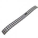 Prada Choker Women Triangle Logo Accessories Leather 2 Ic046 Black White — view 5