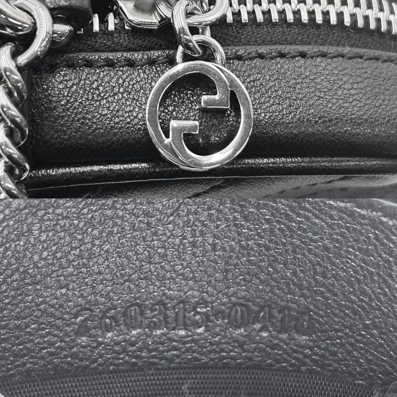 Gucci Shoulder Bag GG Blonde Chain Pochette Crossbody Small — view 6