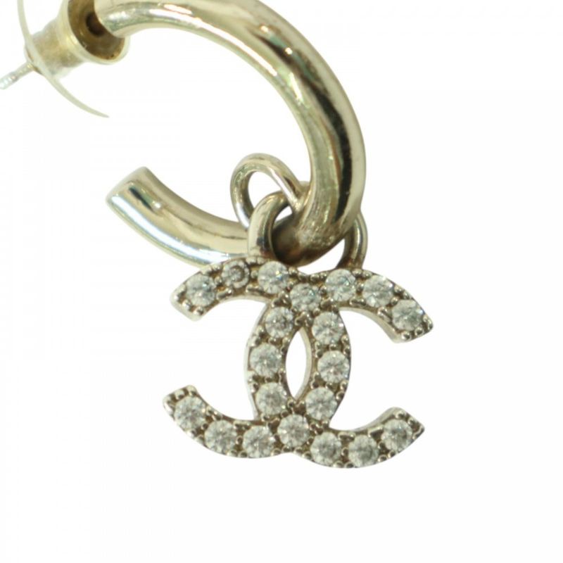 Chanel Hoop Coco Mark Accessories Swing Rhinestone — view 6