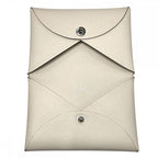 Hermes Card Case Calvi Business Holder Ivory Small — view 5