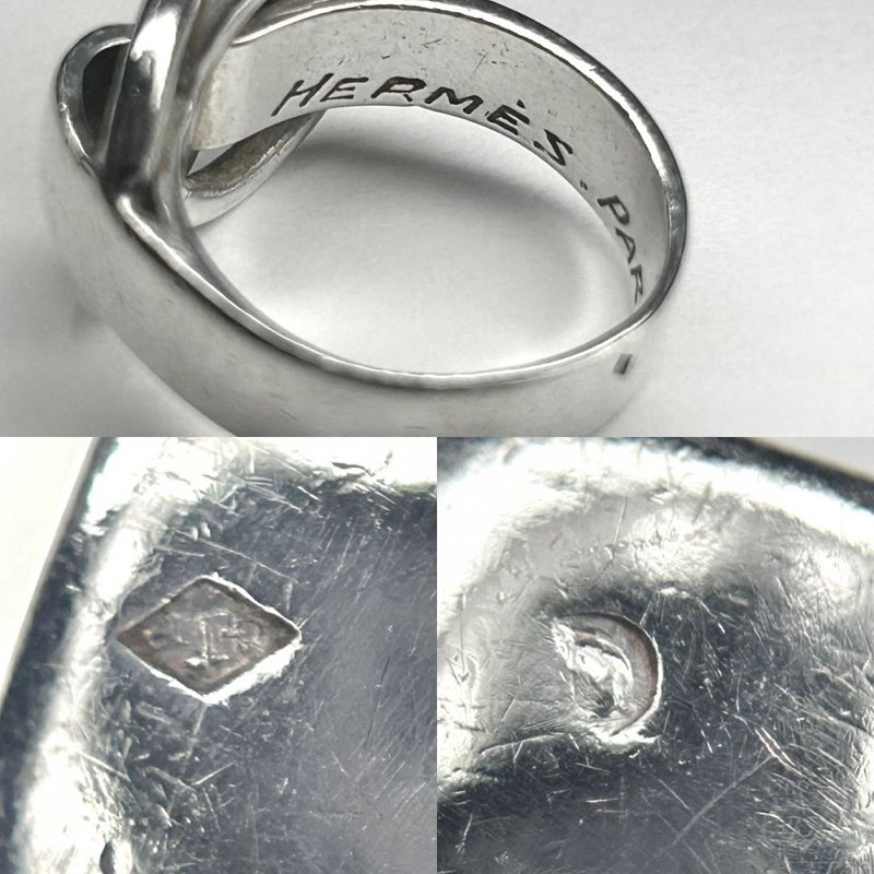 Hermes Ring Douzanneau Accessories Jewelry Small Silver 925 — view 6