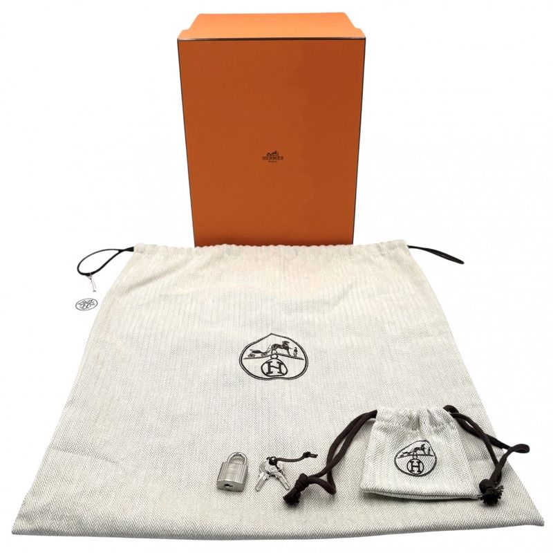 Hermes Handbag Picotin Lock PM Bag W Taurillon Redish Silver — view 8