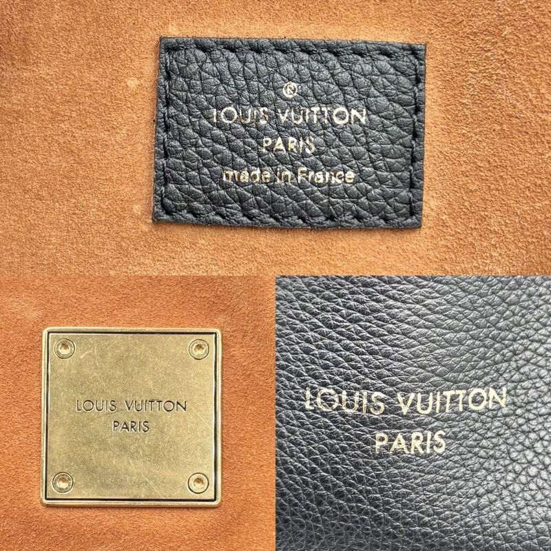 Louis Vuitton Tote Low Key Cabas MM Handbag Shoulder A4 Bag Black — view 6