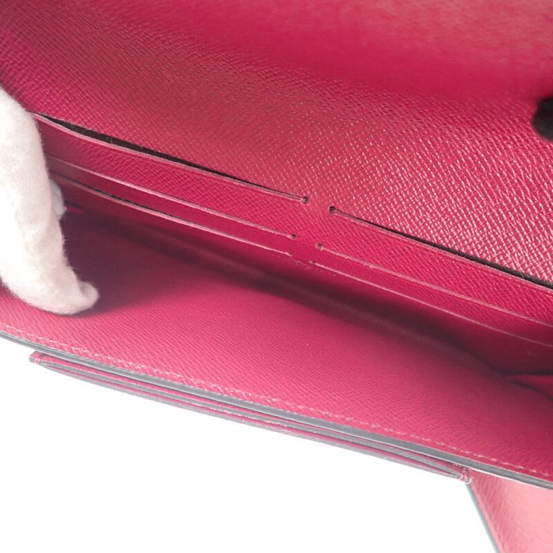 Louis Vuitton Portefeuille Jeanne Long Wallet Monogram Canvas Fuchsia — view 7
