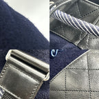 Chanel Shoulder Bag Embroidery Drawstring Ring Su Sling Quilted Coco — view 7