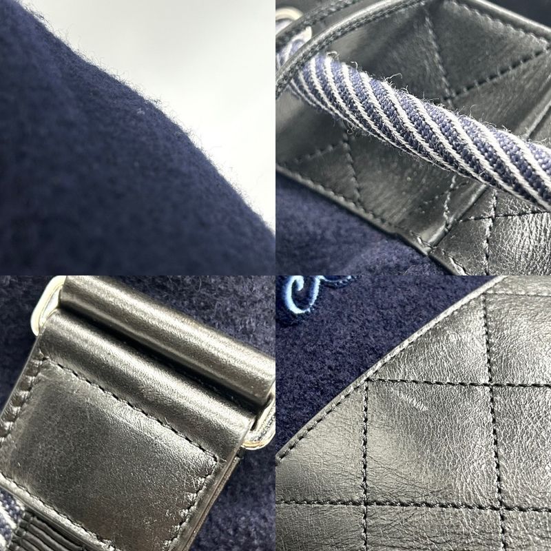 Chanel Shoulder Bag Embroidery Drawstring Ring Su Sling Quilted Coco — view 7