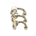 Chanel Earrings Ear Cuff Coco Mark Accessories GP Faux Pearl — view 4