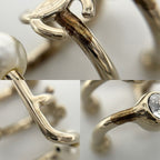 Chanel Earrings Ear Cuff Coco Mark Accessories GP Faux Pearl — view 6