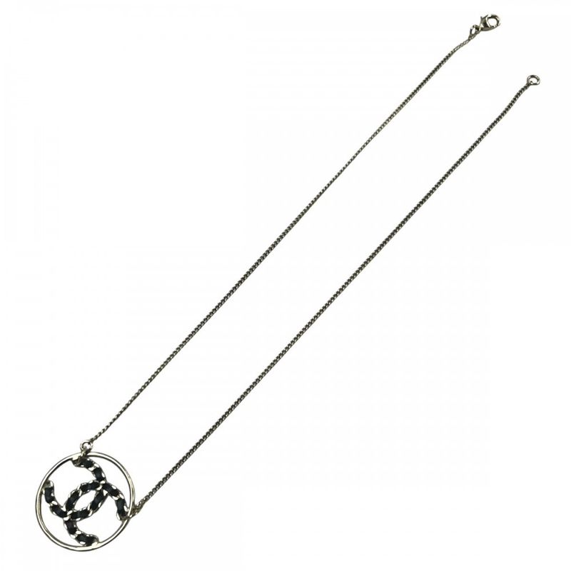 Chanel Necklace Coco Mark Chain Design Accessory Pendant GP