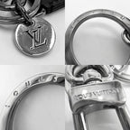 Louis Vuitton Key Holder Monogram Eclipse Porte Cles Dragonne Ring — view 5