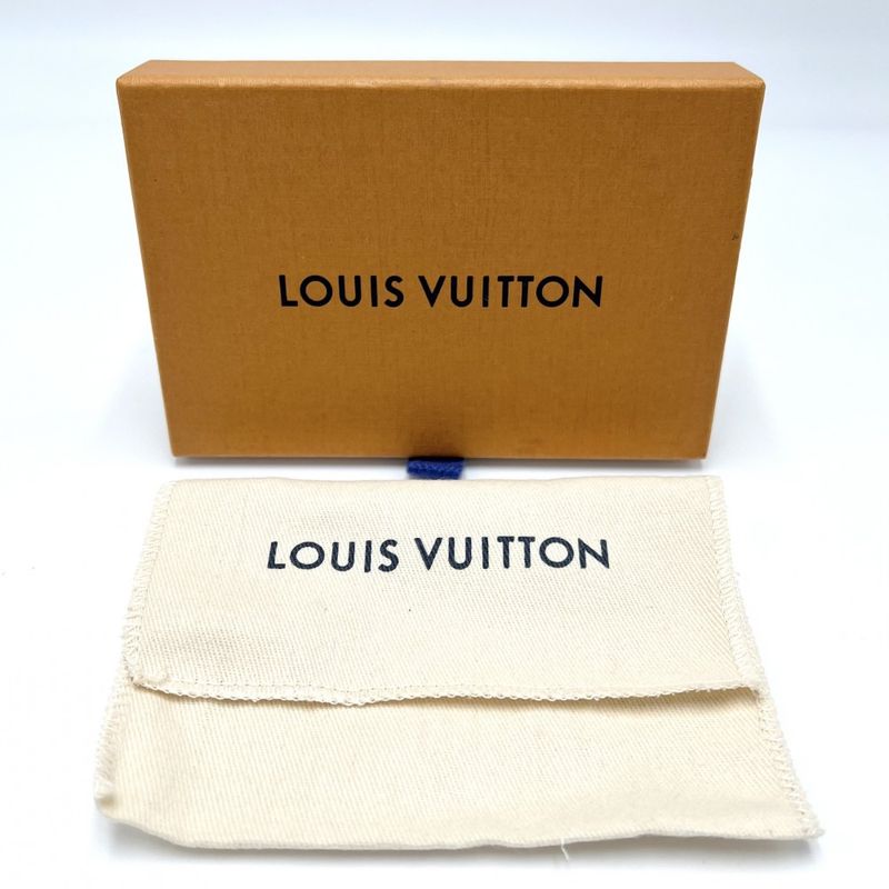 Louis Vuitton Key Holder Monogram Eclipse Porte Cles Dragonne Ring — view 6
