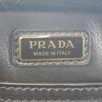 Prada Brick 2 Vh070 Shoulder Bag Leather Gold Hardware Men — view 9
