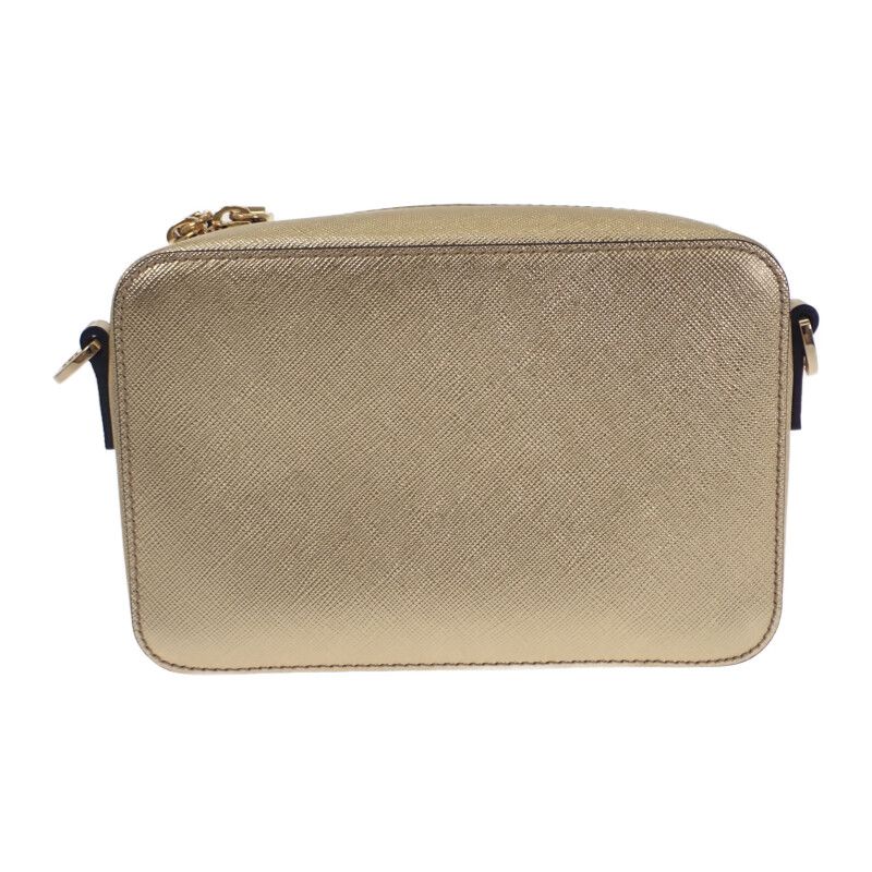 Prada Brick 2 Vh070 Shoulder Bag Leather Gold Hardware Men — view 3