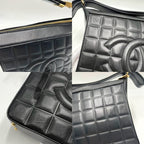 Chanel Handbag Choco Bar Bag Leather — view 7