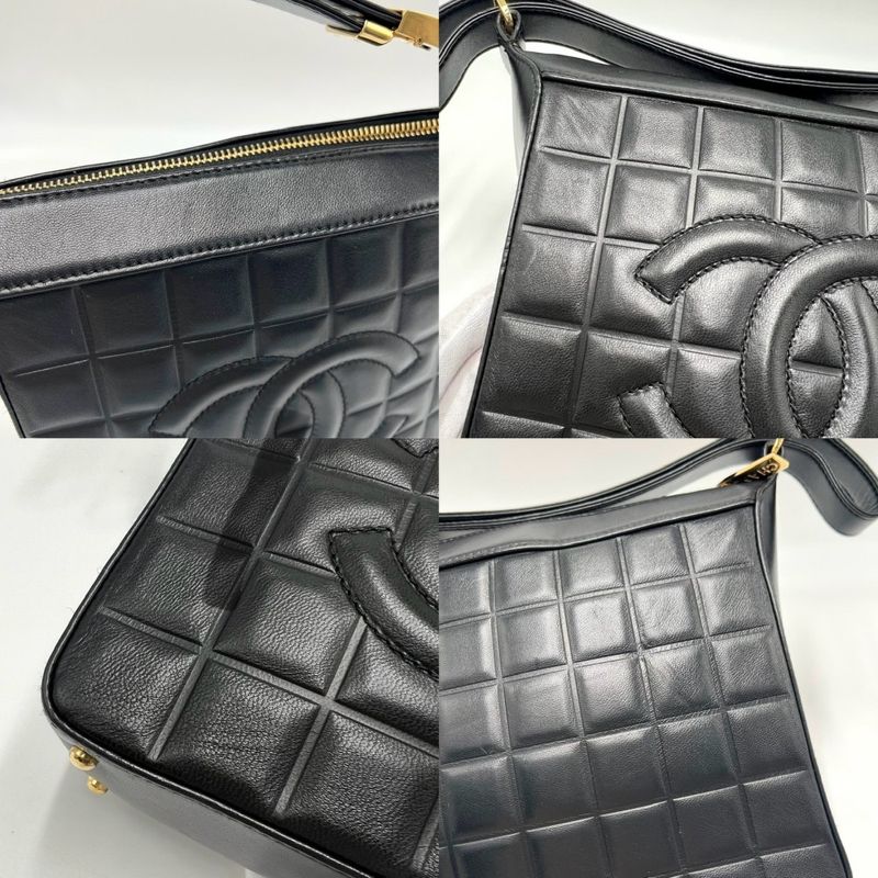 Chanel Handbag Choco Bar Bag Leather — view 7