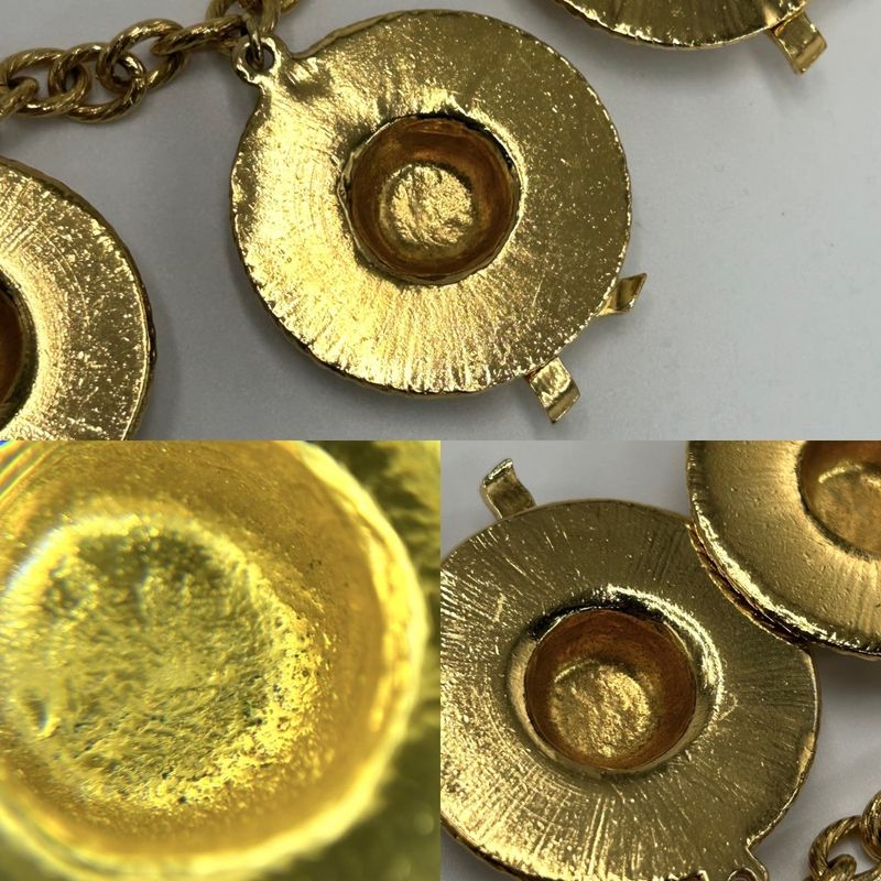 Chanel Necklace Hat Motif Straw Accessories Vintage GP