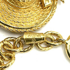 Chanel Necklace Hat Motif Straw Accessories Vintage GP