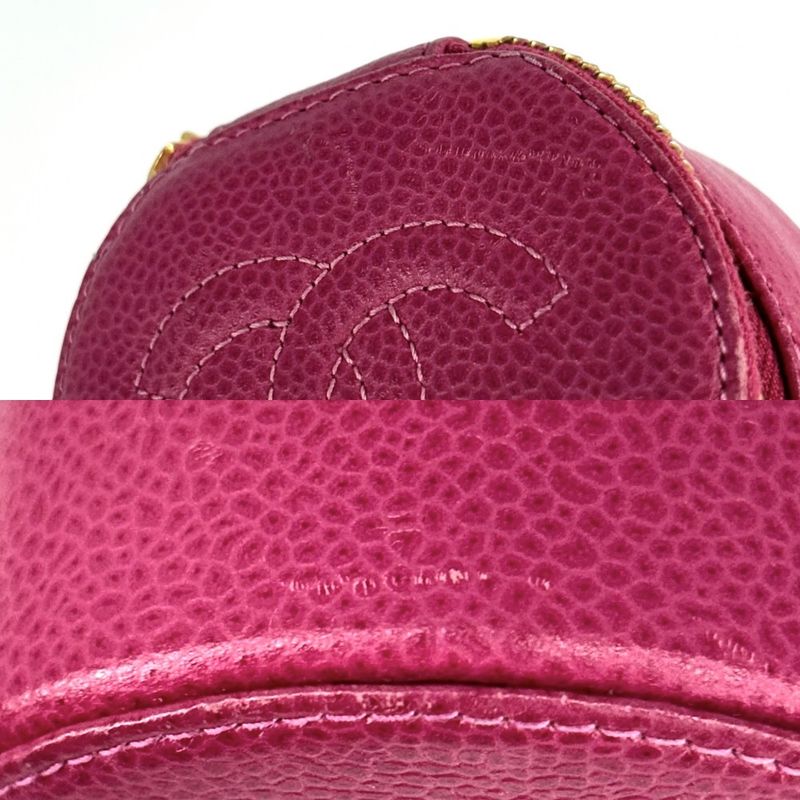 Chanel Pouch Jewelry Case Accessory Round Small Coco — view 8