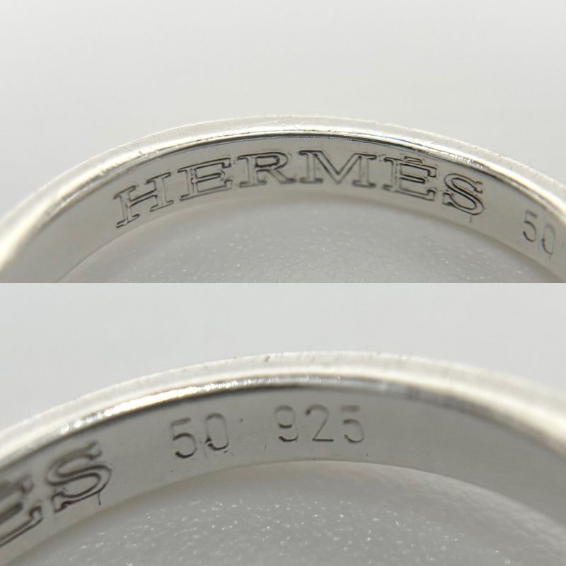 Hermes Rings Chaine Dancre Ring Accessory Jewelry Small Size 50