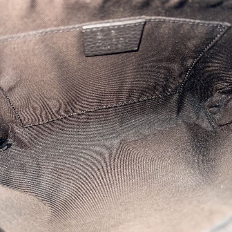 Gucci Waist Bag Pouch Body GG Canvas Leather Brown — view 4