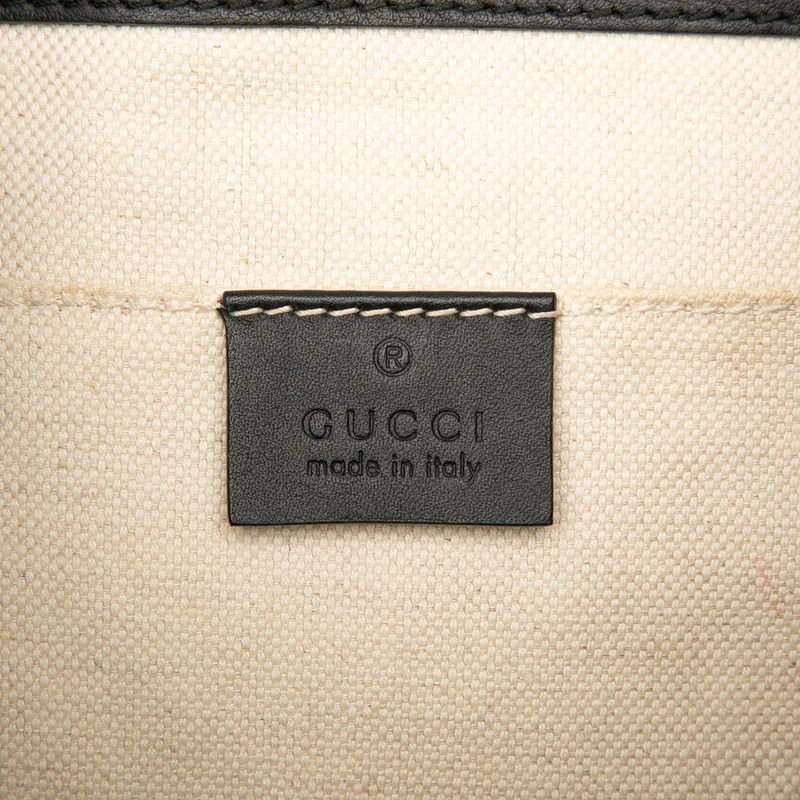 Gucci GG Marmont Sherry Line Chain Backpack Black Leather — view 5