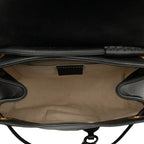 Gucci GG Marmont Sherry Line Chain Backpack Black Leather — view 4