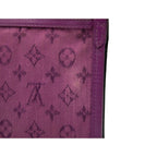 Louis Vuitton Monogram Flat Messenger Chain Shoulder Bag Brown Marron Purple — view 4