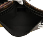 Louis Vuitton Monogram Flat Messenger Chain Shoulder Bag Brown Marron Purple — view 5