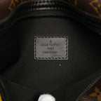 Louis Vuitton Monogram Flat Messenger Chain Shoulder Bag Brown Marron Purple — view 6