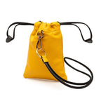 Fendi Logo Phone Pouch 7 Ar898 Yellow Leather — view 2