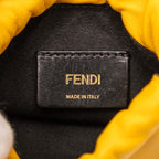Fendi Logo Phone Pouch 7 Ar898 Yellow Leather — view 5