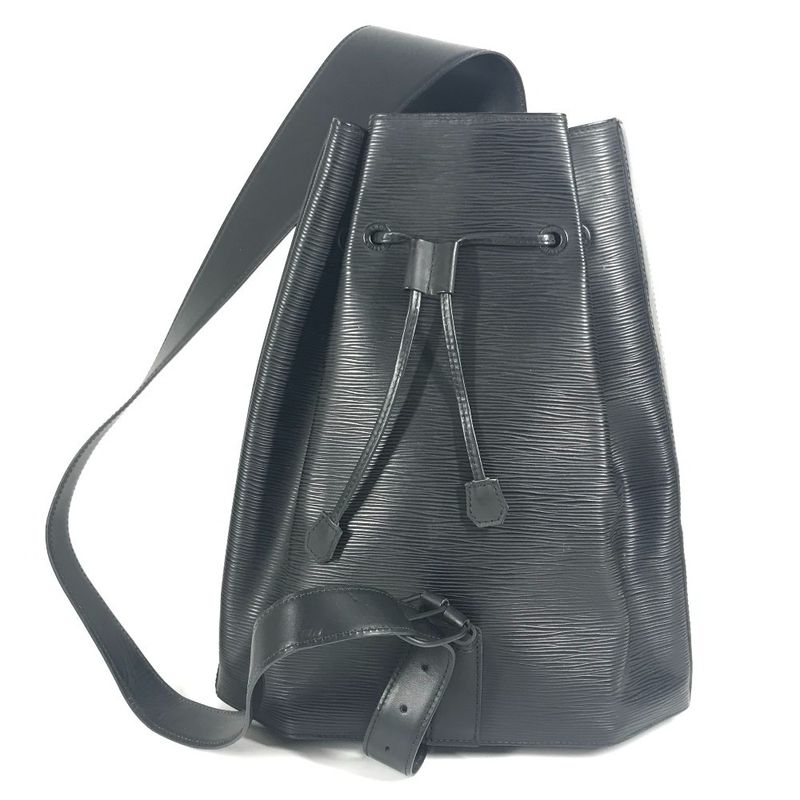 Louis Vuitton Shoulder Bag Sac Ad Epi Leather Noir Black — view 2