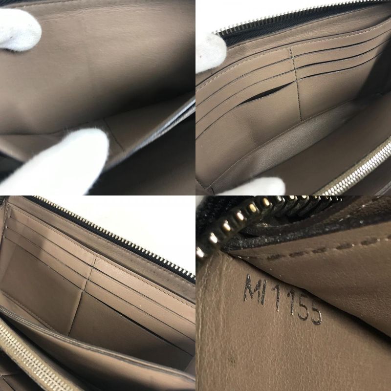 Louis Vuitton Portefeuille Comete Long Wallet Leather Black — view 9