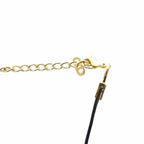 Christian Dior Bracelet Accessories Bangle Leather Logo Engraved Gold Color — view 4