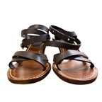 Chanel Coco Mark Leather Ankle Strap Sandals Size 35 1 2 — view 2