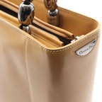 Christian Dior Handbag Maris Pearl Beige Leather Tote — view 7