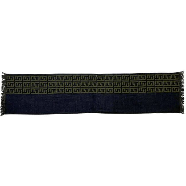 Fendi Scarf Khaki Green Zucca Cleaned Wool — view 3