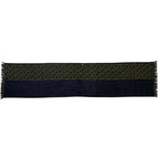 Fendi Scarf Khaki Green Zucca Cleaned Wool — view 3