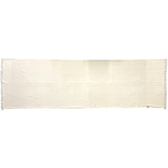 Hermes Shawl White Beige Rebliss Cleaned — view 3